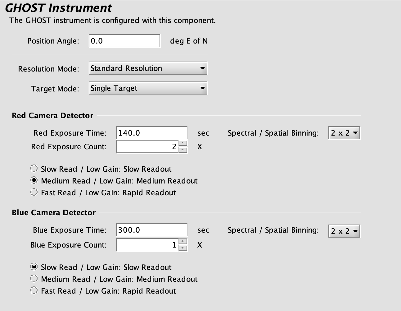 Screenshot showing example of the GHOST OT static configuration.