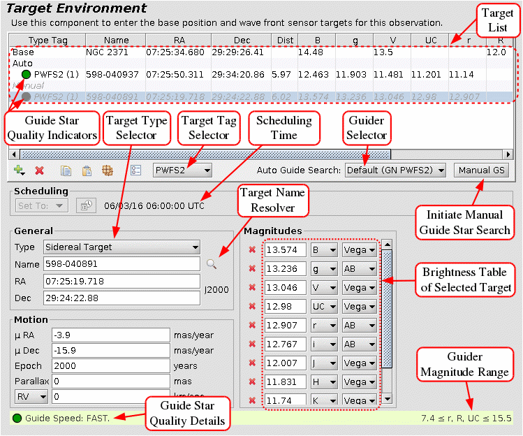 target component editor