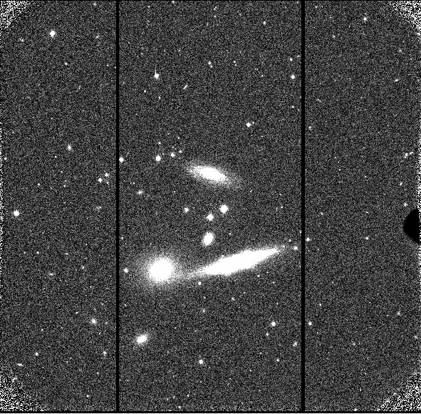 Image of the i'-filter science frame after subtraction